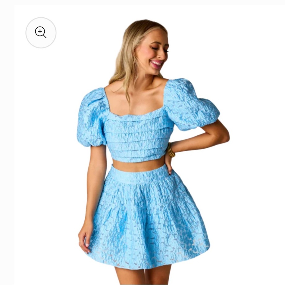 Buddy Love Cutie Set, Size Small, Two piece puffed sleeve